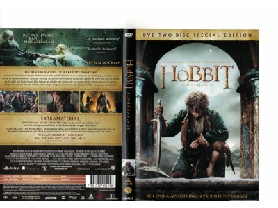 Hobbit Femhäraslaget  DVD